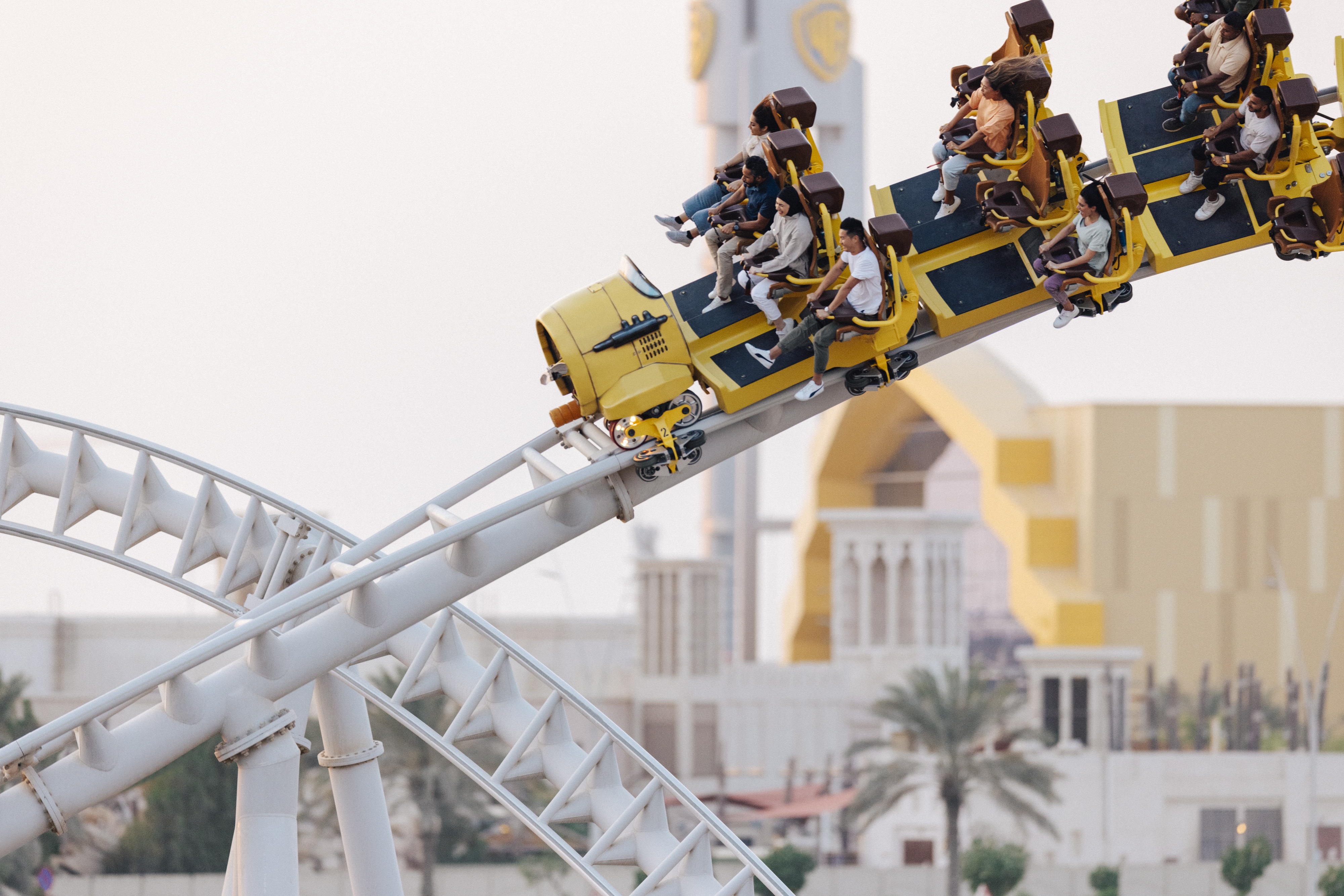 Flying aces in ferrari world
